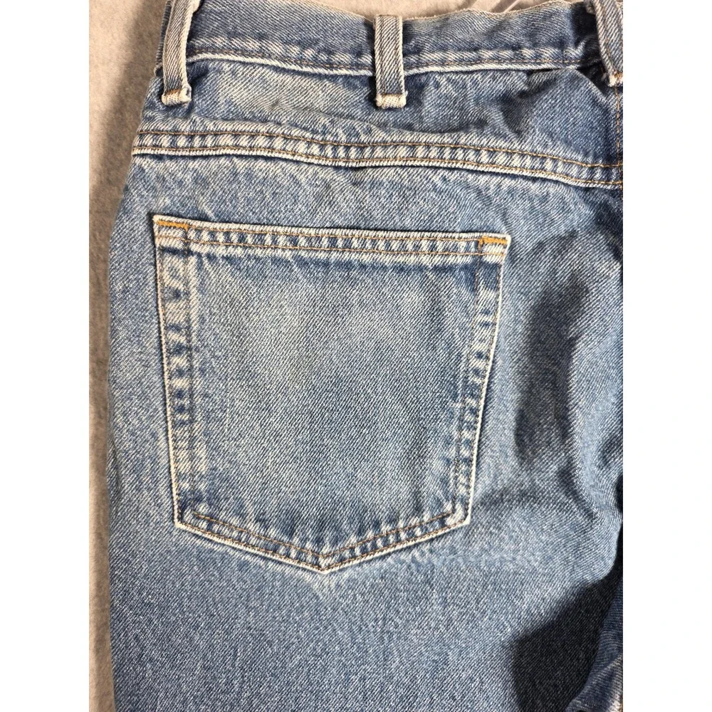 L.L.Bean Classic Fit Jeans Mens 35X29 Blue Medium Wash 100% Cotton Denim